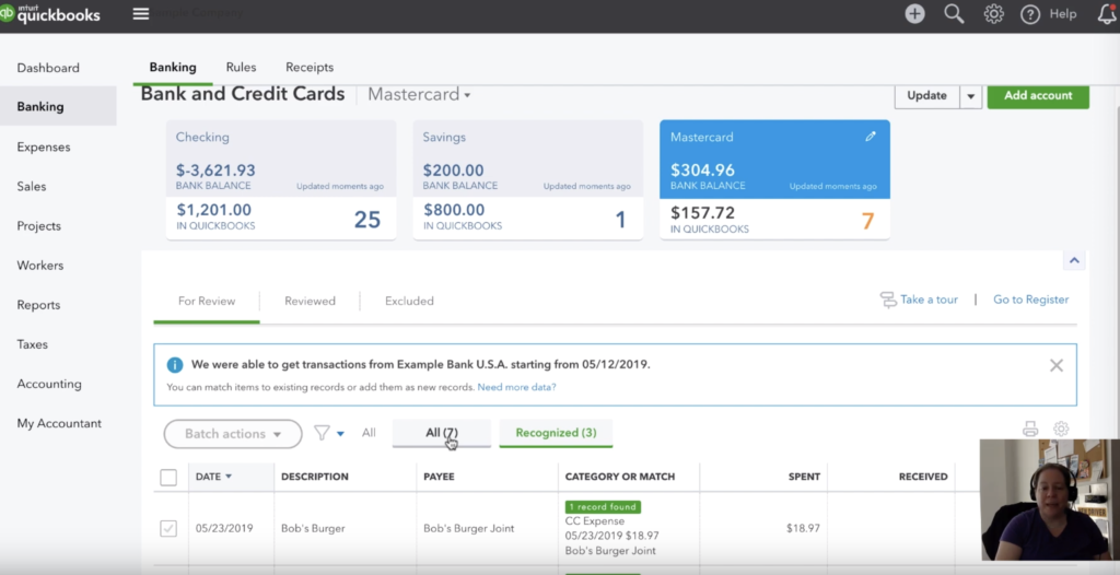 Transactions needing processing