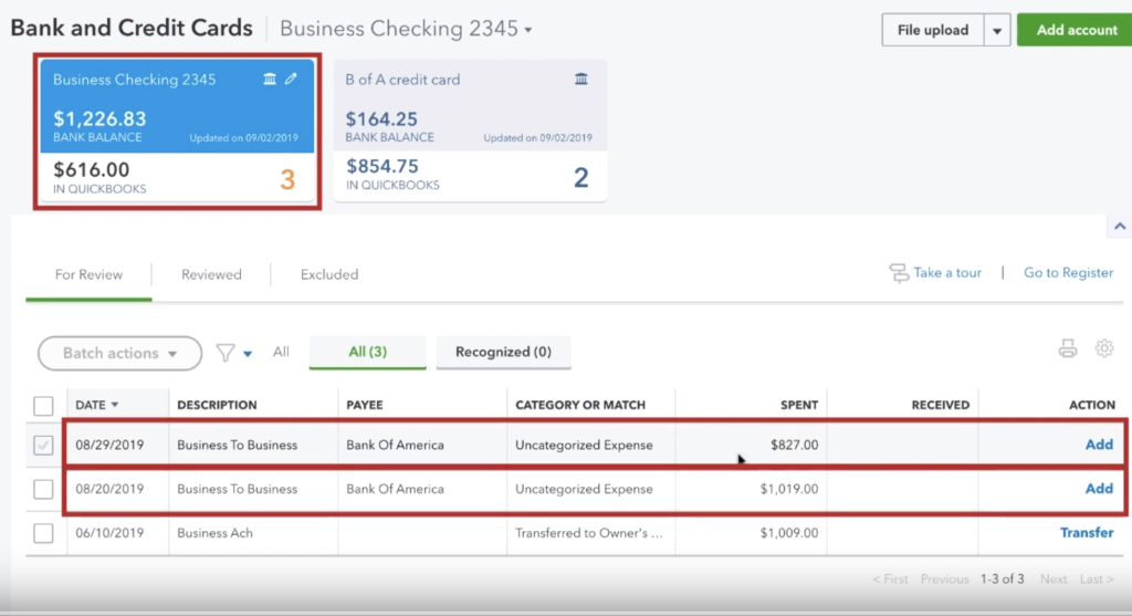 Business Checking 2345 Account