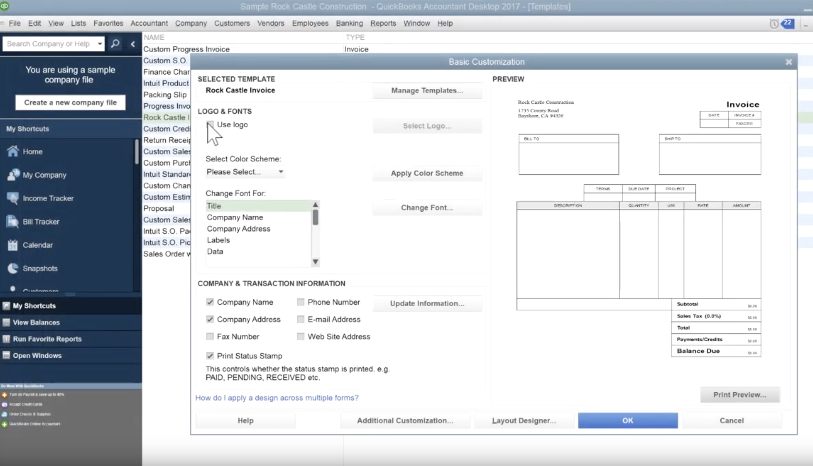 How to Edit an Invoice Template in QuickBooks - Gentle Frog Within How To Edit Quickbooks Invoice Template