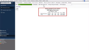 A/R Aging Summary report in Quickbooks Desktop