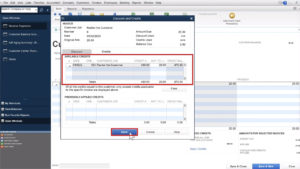 Discounts and Credits pop-up in Quickbooks Desktop