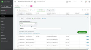 Recording a transfer in QuickBooks Online
