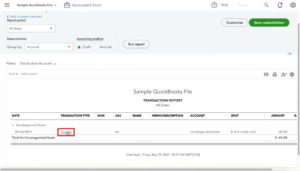 Transfers incorrectly entered in QuickBooks Online