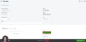 Deleting a Transfer in QuickBooks Online