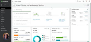 QuickBooks Online Dashboard