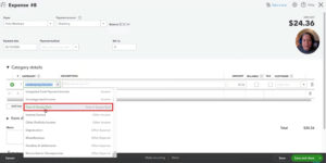 Changing a transactions category in QuickBooks Online
