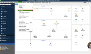 Selecting My Company from the QuickBooks Enterprise main menu.