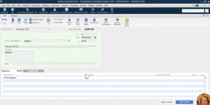 Recording an expense in QuickBooks Desktop