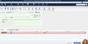 QuickBooks Desktop auto suggesting a category for an expense