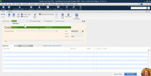 Selecting a credit card when recording an expense in QuickBooks Desktop