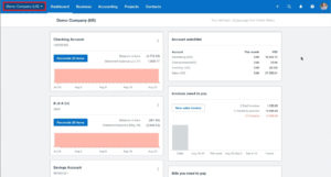 Xero dashboard 