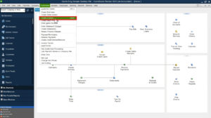 Create an invoice using the main menu in QuickBooks Desktop