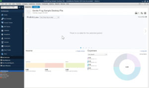 QuickBooks Desktop Insights tab