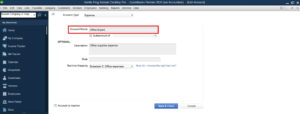 Editing and Account Name in QuickBooks Desktop