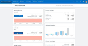 The number of items that need to be reconciled on a bank account in Xero