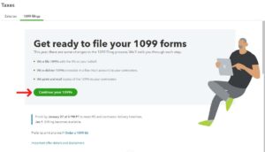 Continue your 1099s in QuickBooks Online
