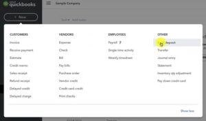 undeposited funds report in quickbooks New bank deposit in QuickBooks Online