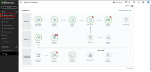 Get things done section of the QuickBooks left-side nav menu