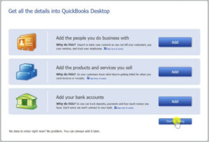 Get all your details into QuickBooks Desktop Premier 2022 or skip it and Start Working