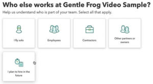Who else works at your company? QuickBooks Online Setup question.