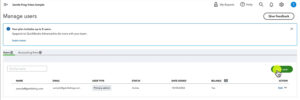 Add a regular user to QuickBooks Online