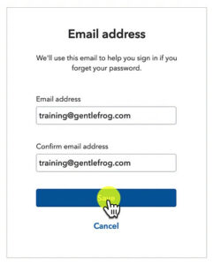Upating your Intuit account email address