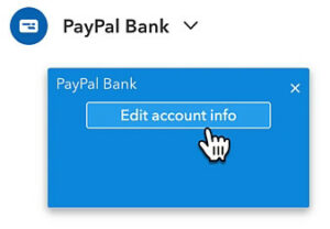 Edit account info for a bank account in QuickBooks Online