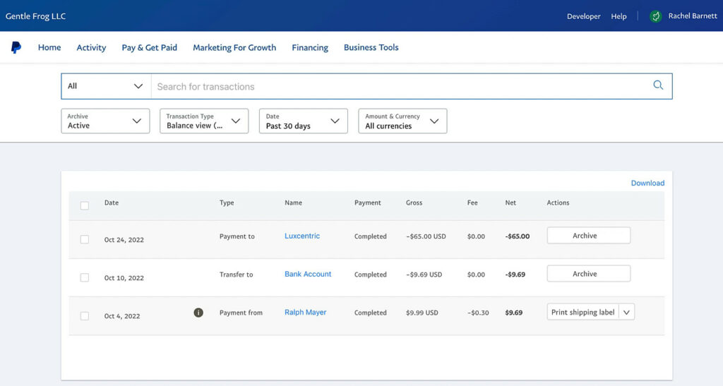 how-to-download-paypal-statements-and-transaction-history-gentle-frog