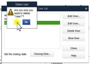 Delete User in QuickBooks Desktop.