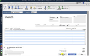 Creating an invoice to collect a customer PrePayment in QuickBooks Desktop
