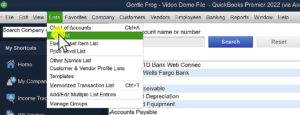 Opening the Item List in QuickBooks Desktop