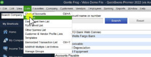 Opening the Item List in QuickBooks Desktop