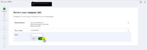 Step 1 in preparing 1099s in QuickBooks Online.