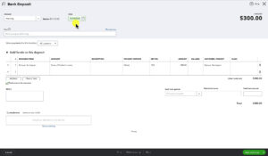 Duplicate payment in QBO recorded as a deposit.