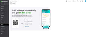 Mileage tracking in QBO.