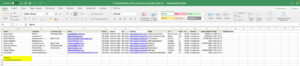 Sample Excel customer import file for QBO