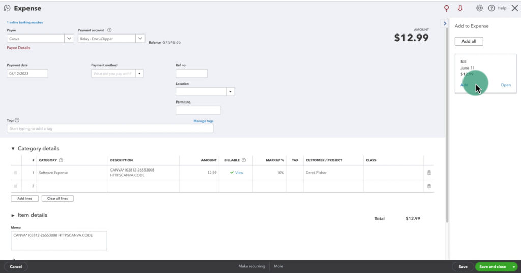How to Fix a Double-Entered Payment in QuickBooks Online - Gentle Frog ...