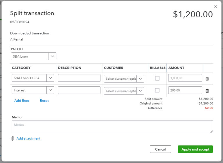 How to Record a New Loan and Loan Payments in QuickBooks Online ...