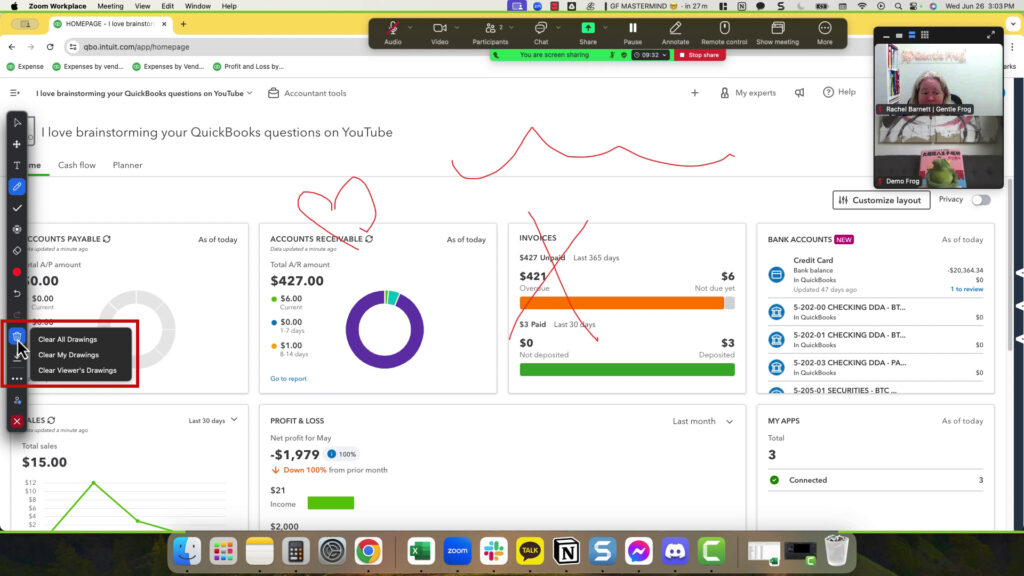 Clearing annotations in Zoom