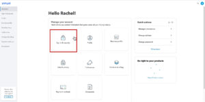 Navigate to Intuit account sign in & security section